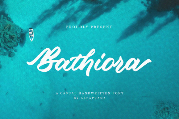 Bathiora: A Handwritten Font for Creative Makers