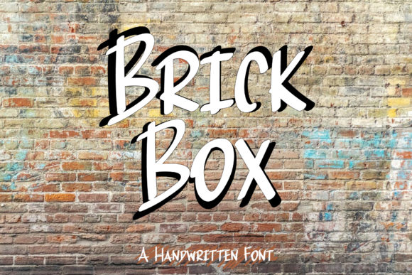 Brick Box: A Handwritten Font for Creative Projects