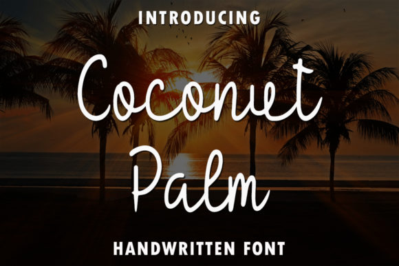 Coconut Palm Font for Business