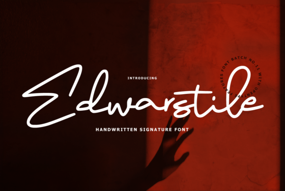 Edwarstile Signature: A Handwritten Font for Web Design