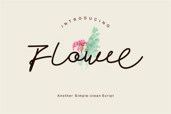 Flowee: A Script Font for Elegant Design