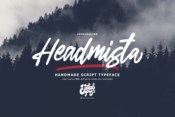 Headmista: A Script Font for Creative Projects