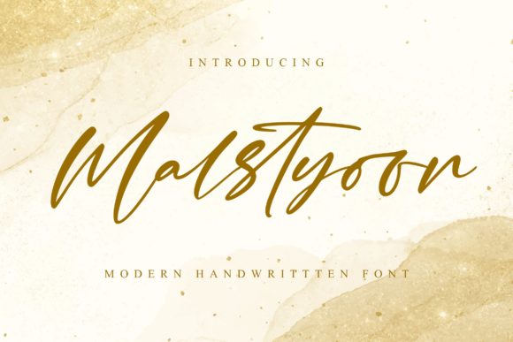 Malstyoor: A Stylish Script Font