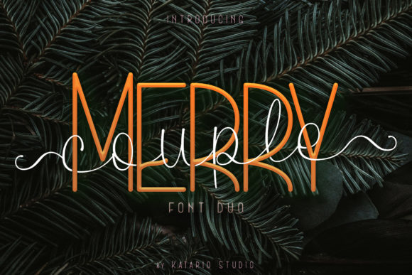 Merry Couple Font: Elegant Script for Digital Marketing