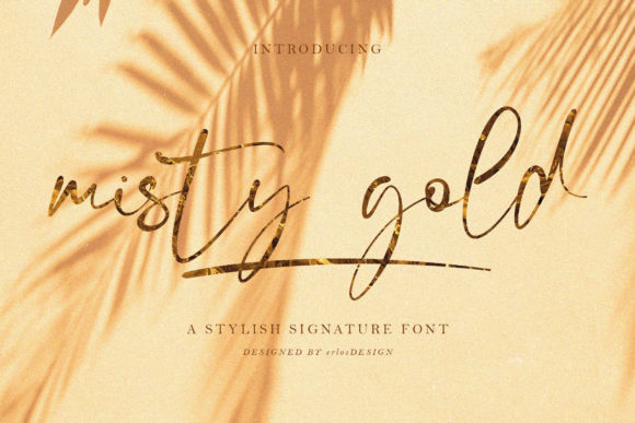 Misty Gold: A Timeless Font for Campaigns
