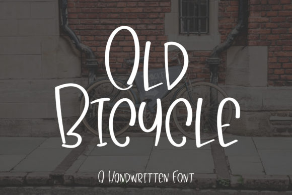 Old Bicycle Font for Business
