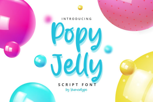 Popy Jelly Font: Elegant Handwritten Style