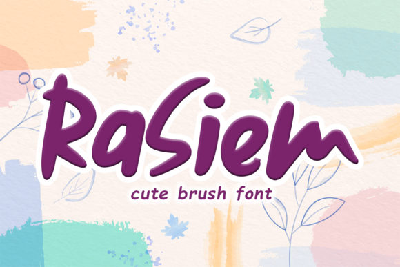 Rasiem: A Handwritten Font for Elegant Design