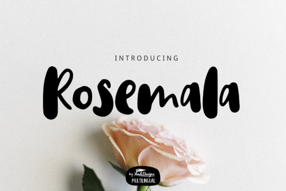 Rosemala: A Script Font for Real Projects