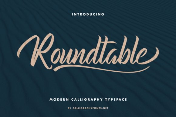 Roundtable Font for Web Design