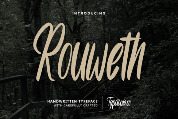 Rouweth: A Bold Handwritten Font
