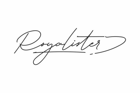 Royalister: A Font for Creative Campaigns