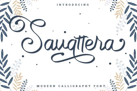 Savattera: A Sophisticated Script Font