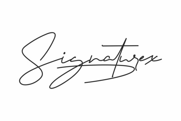 Signaturex: A Stylish Handwritten Font