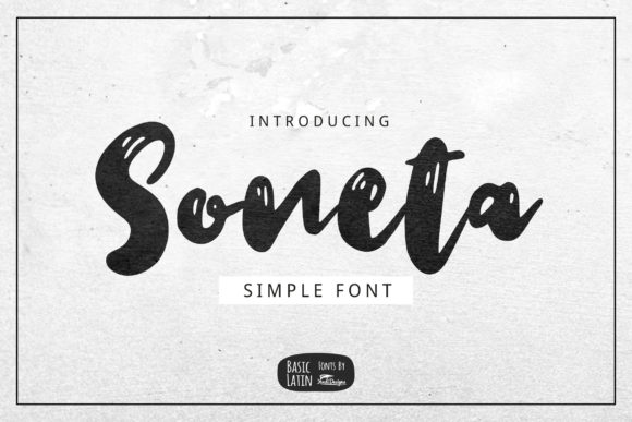 Soneta: A Bold Handwritten Font for Campaigns