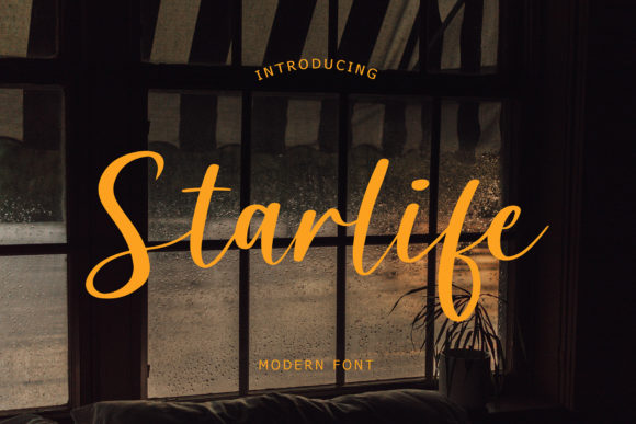 Starlife Font: Elegant Script for Editorial Design