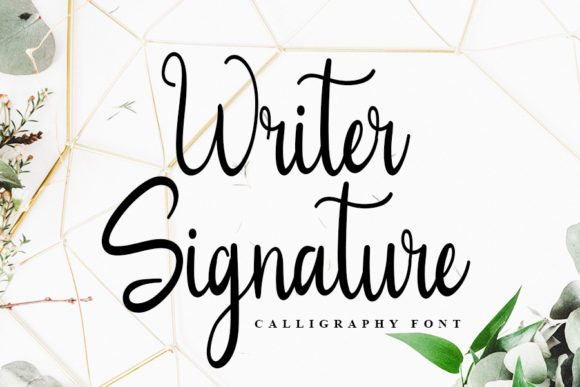 Writer Signature Font for Business
